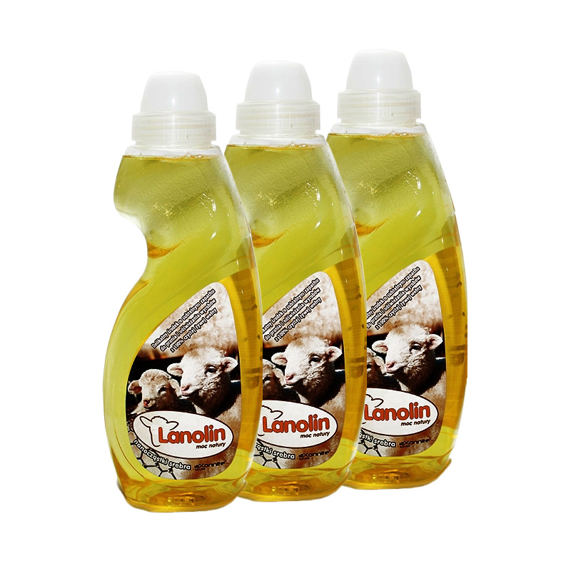 LANOLIN 3 L - płyn do prania wełny alpaka merino kamel kaszmir - lanolina z nanosrebrem